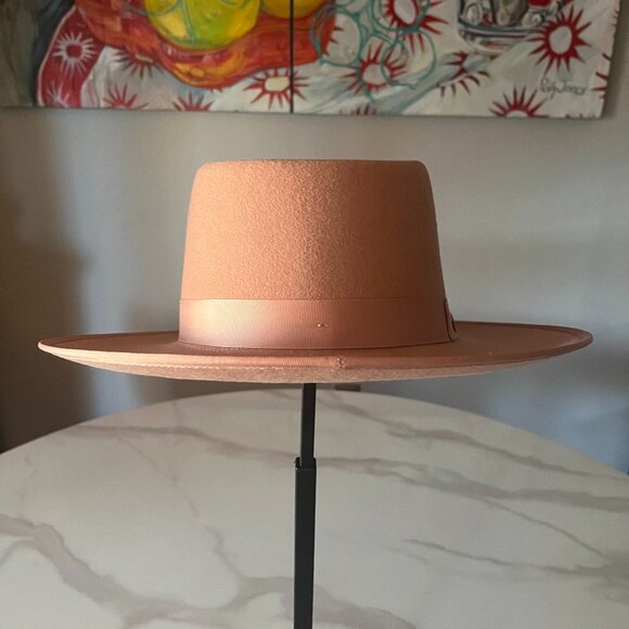 Gigi Pip Monoroe Rancher Hat Dusty Pink - S/M - NWOT main image 9